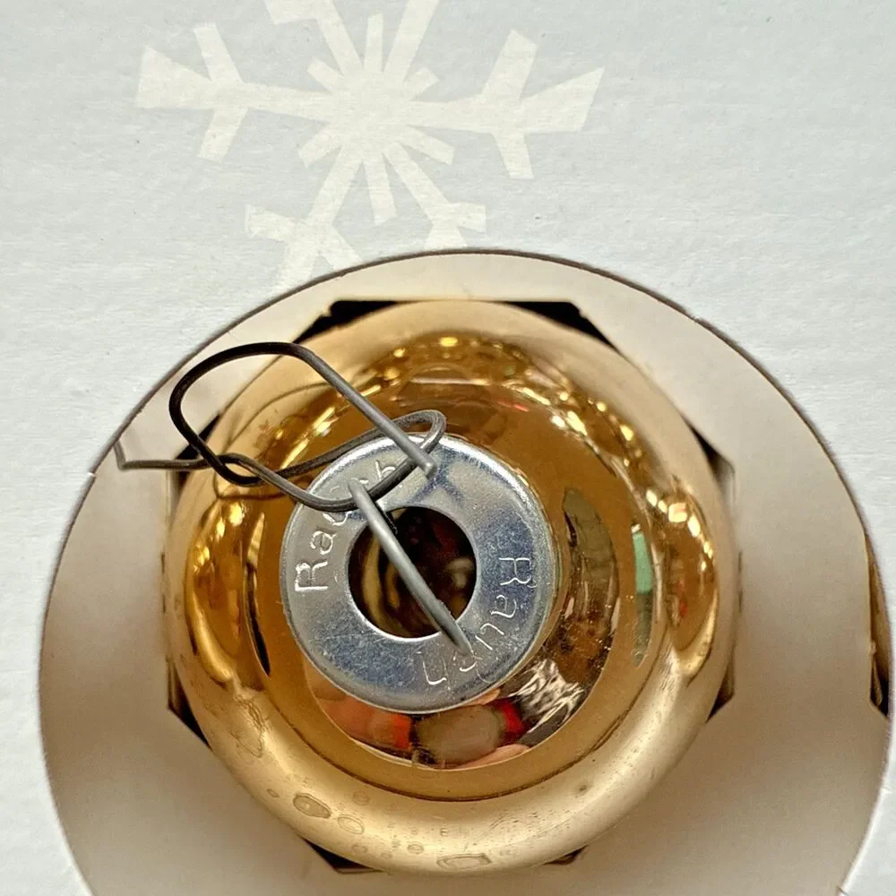 Lot Of 44 Rauch Holiday Time Shiny Glass Ball Christmas Ornament Made in USA - Picture 8 of 11